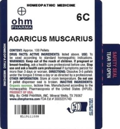 Md Tube Label (Agaricus Muscarius   Md Tube Label)